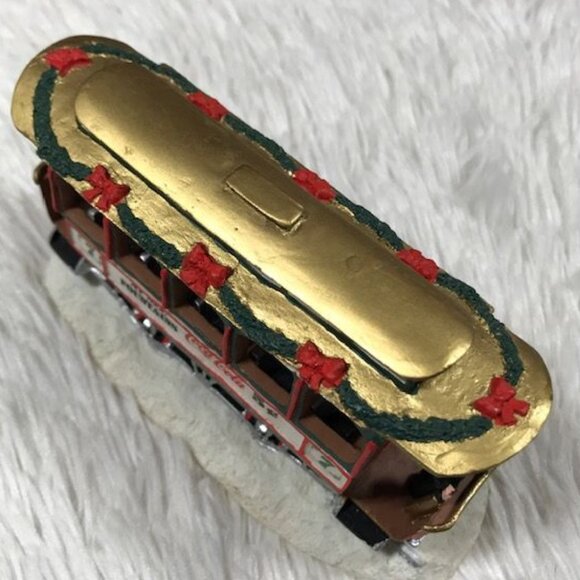 Vintage Coca-Cola Trolley Car Town Square Collection Accessory - Picture 6 of 8
